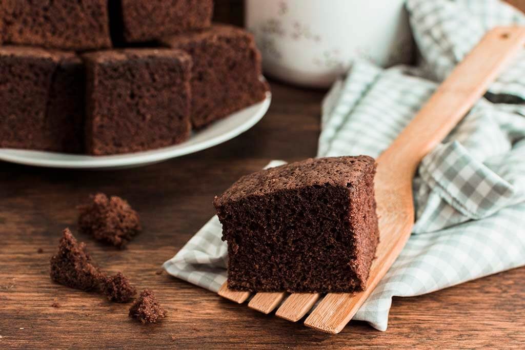 Bolo de chocolate integral